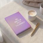 hardcover journal — "be gentle with yourself"