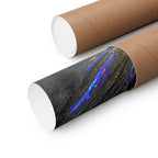 Celestial Night Sky Matte Poster — Starfield with Shooting Comet Printify