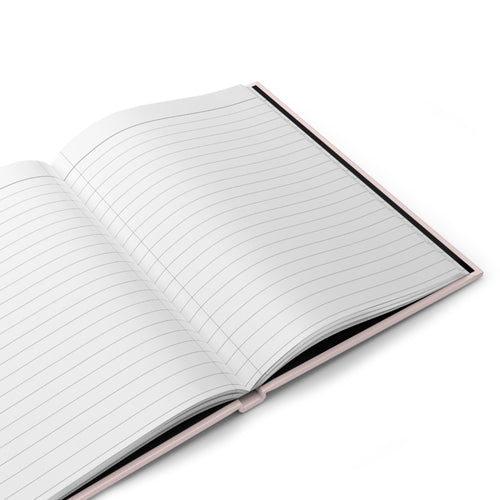 Hardcover Journal — "Working On Getting My Spark Back" Self-Love Pink Notebook for Mental Wellness & Gratitude Printify