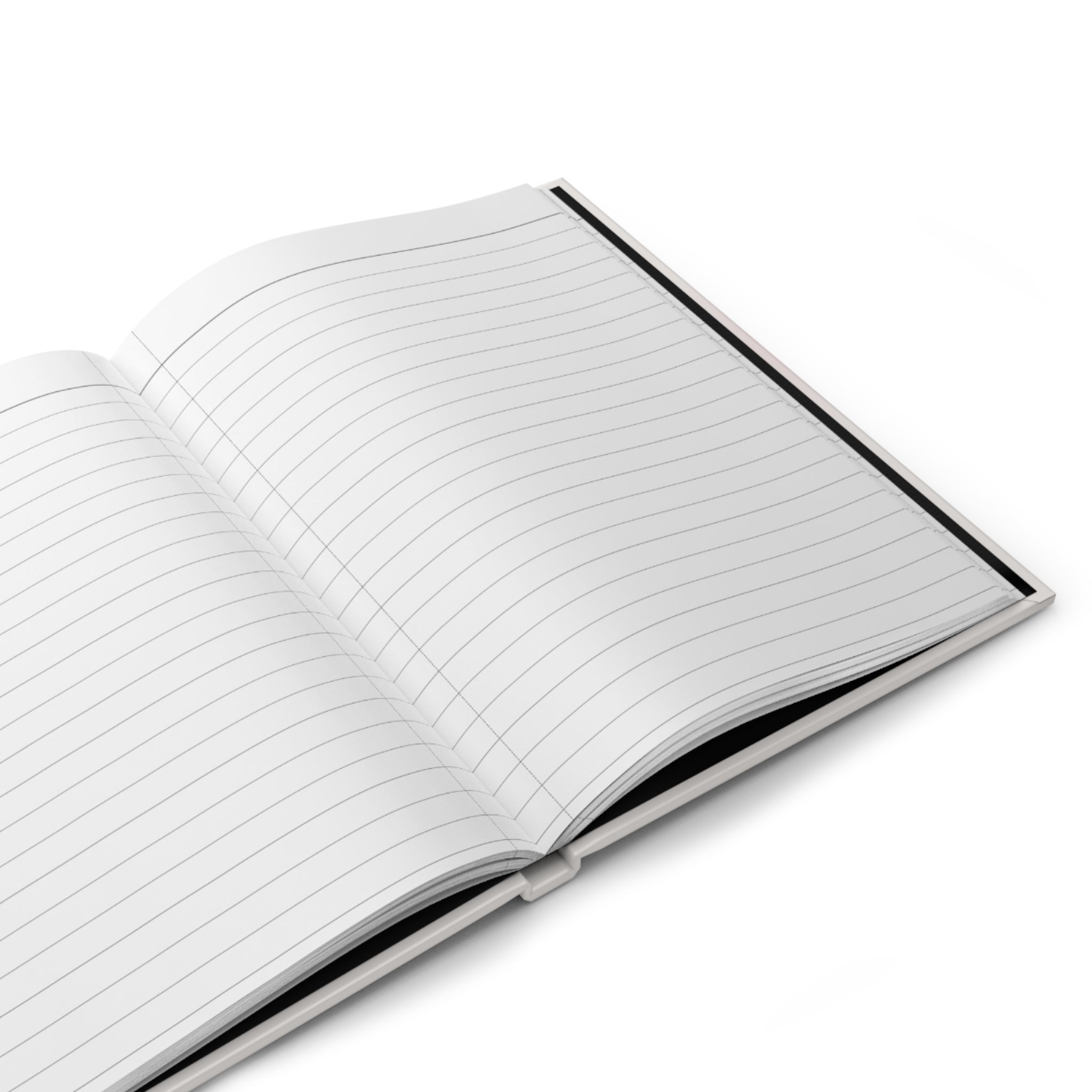 Inspirational Hardcover Journal — "Great things take time — Be patient and keep going" Printify