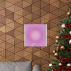 taurus constellation poster — pink zodiac matte poster Printify