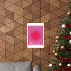 capricorn catte poster — pink zodiac wall art Printify