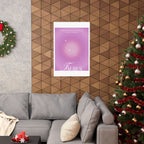 taurus constellation poster — pink zodiac matte poster Printify