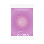taurus constellation poster — pink zodiac matte poster Printify