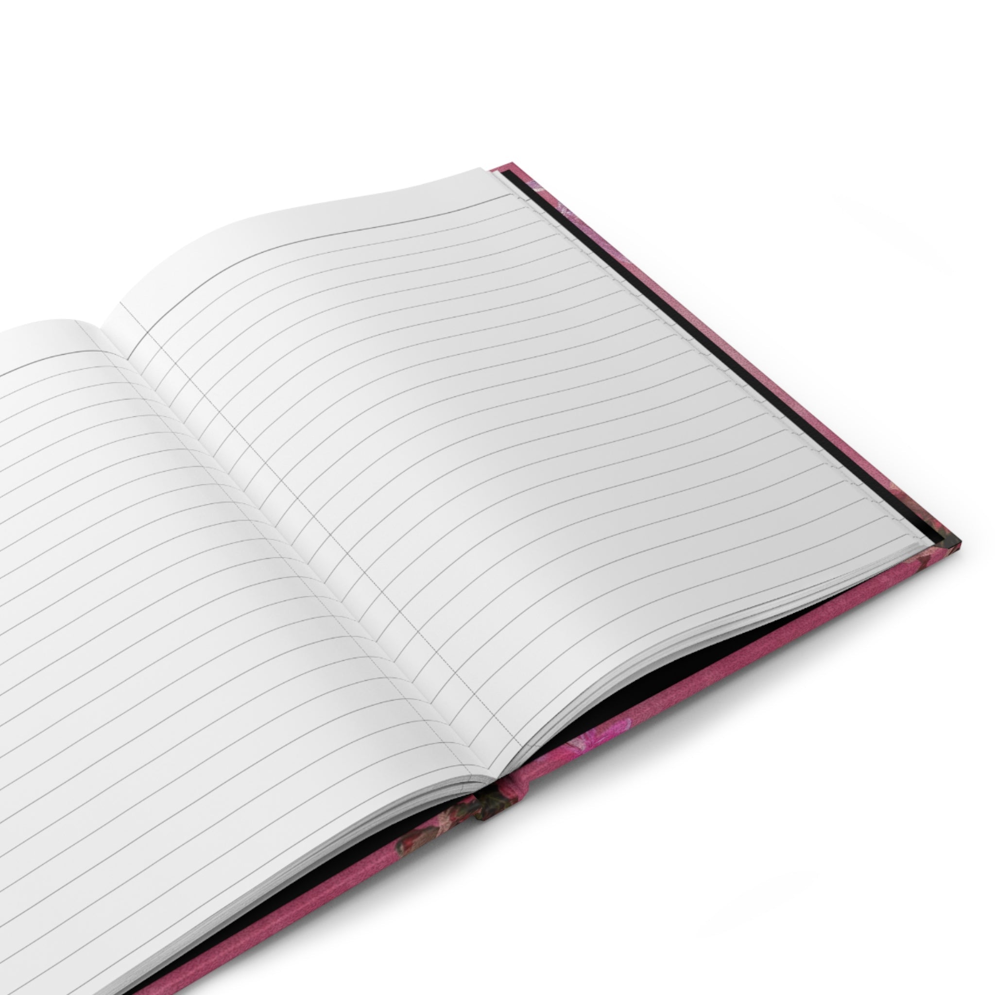 Hardcover Journal — "The Universe Loves to See Me Win" Pink Affirmation Notebook Printify