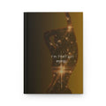 Hardcover Journal — "I'm THAT Girl Energy" Glitter Silhouette Notebook Printify