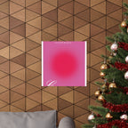 capricorn catte poster — pink zodiac wall art Printify