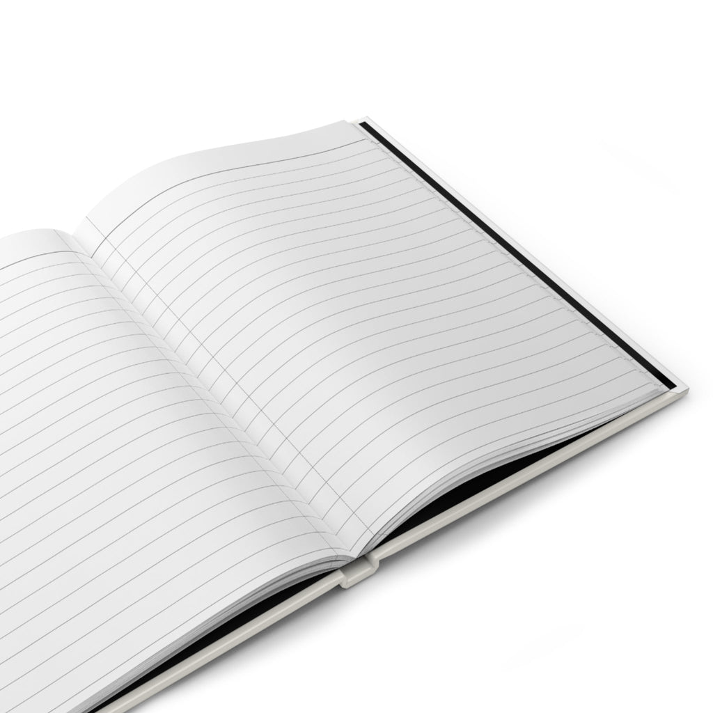 hardcover journal — "anything you imagine can become a reality" Printify