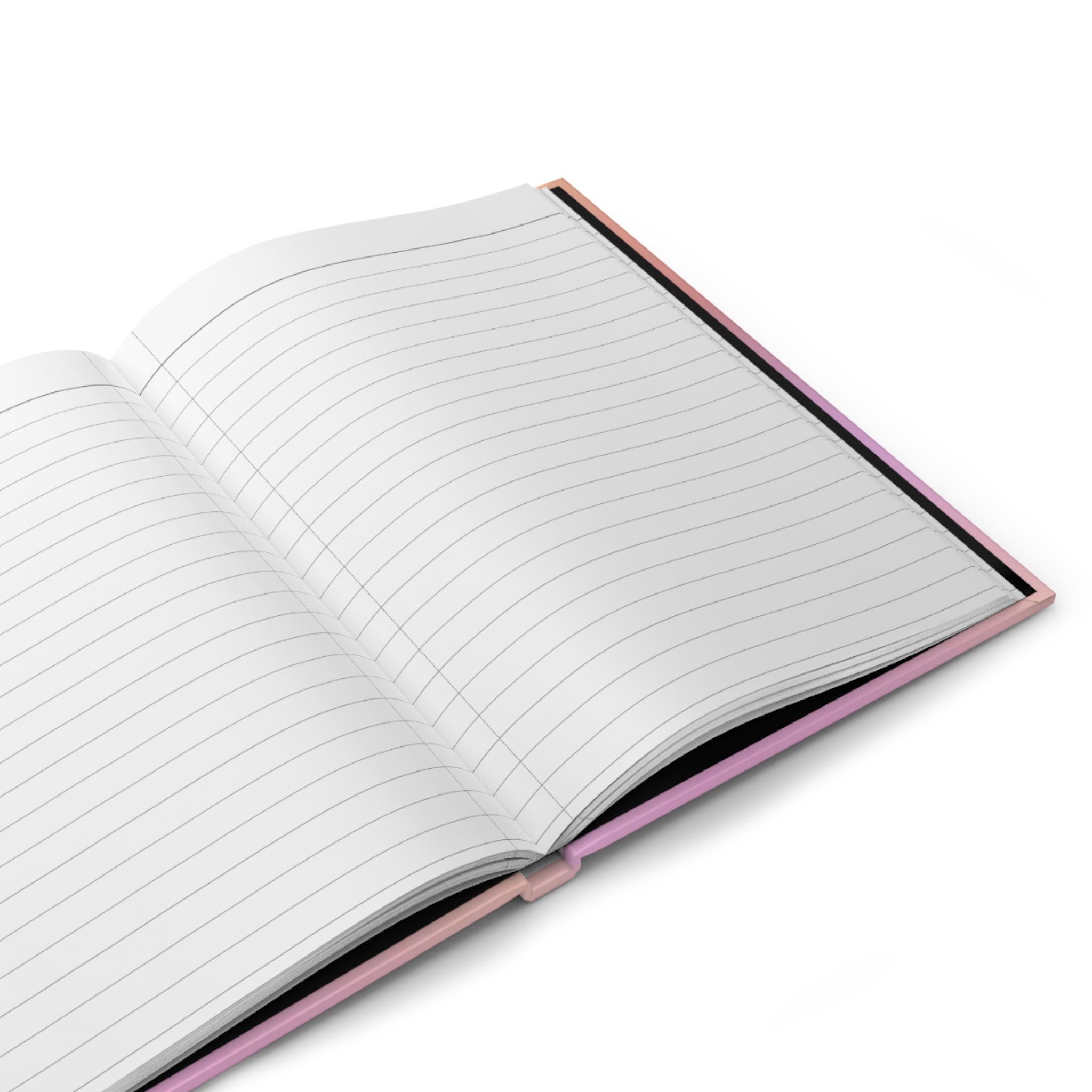Affirmation Hardcover Journal — “I am the luckiest person, things always work out in my favor” Inspirational Notebook Printify