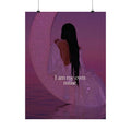 Inspirational Matte Poster — "I Am My Own Muse" Vertical Wall Art Printify
