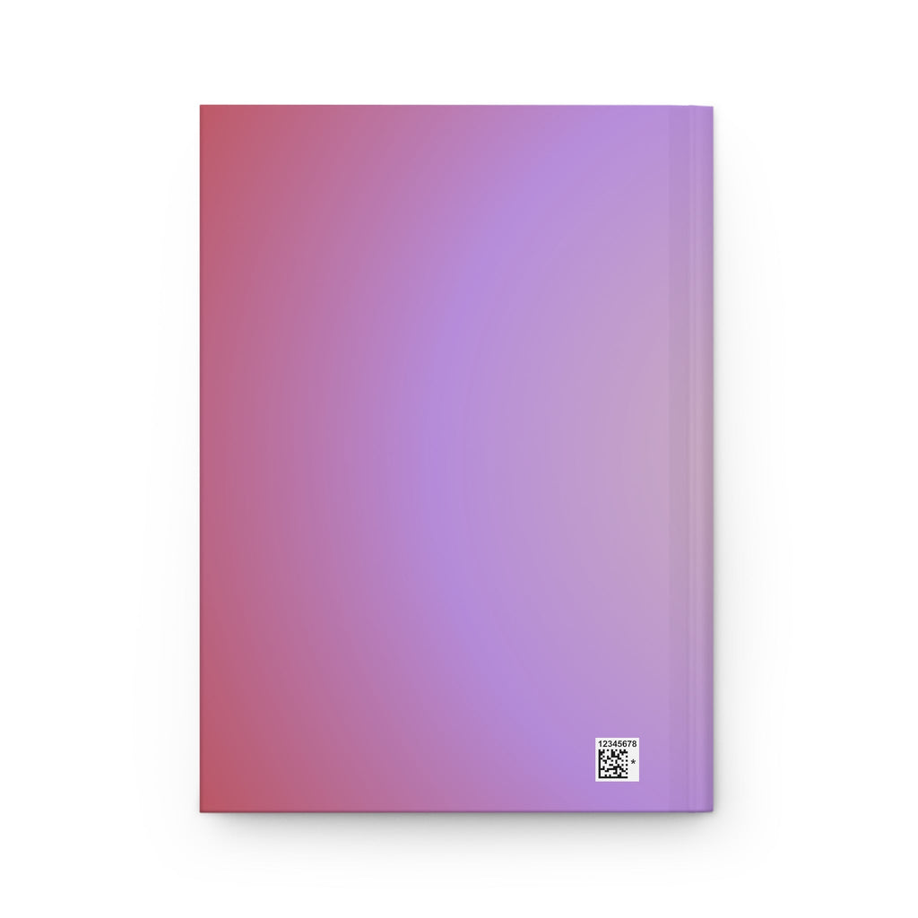 hardcover journal — "be gentle with yourself" Printify