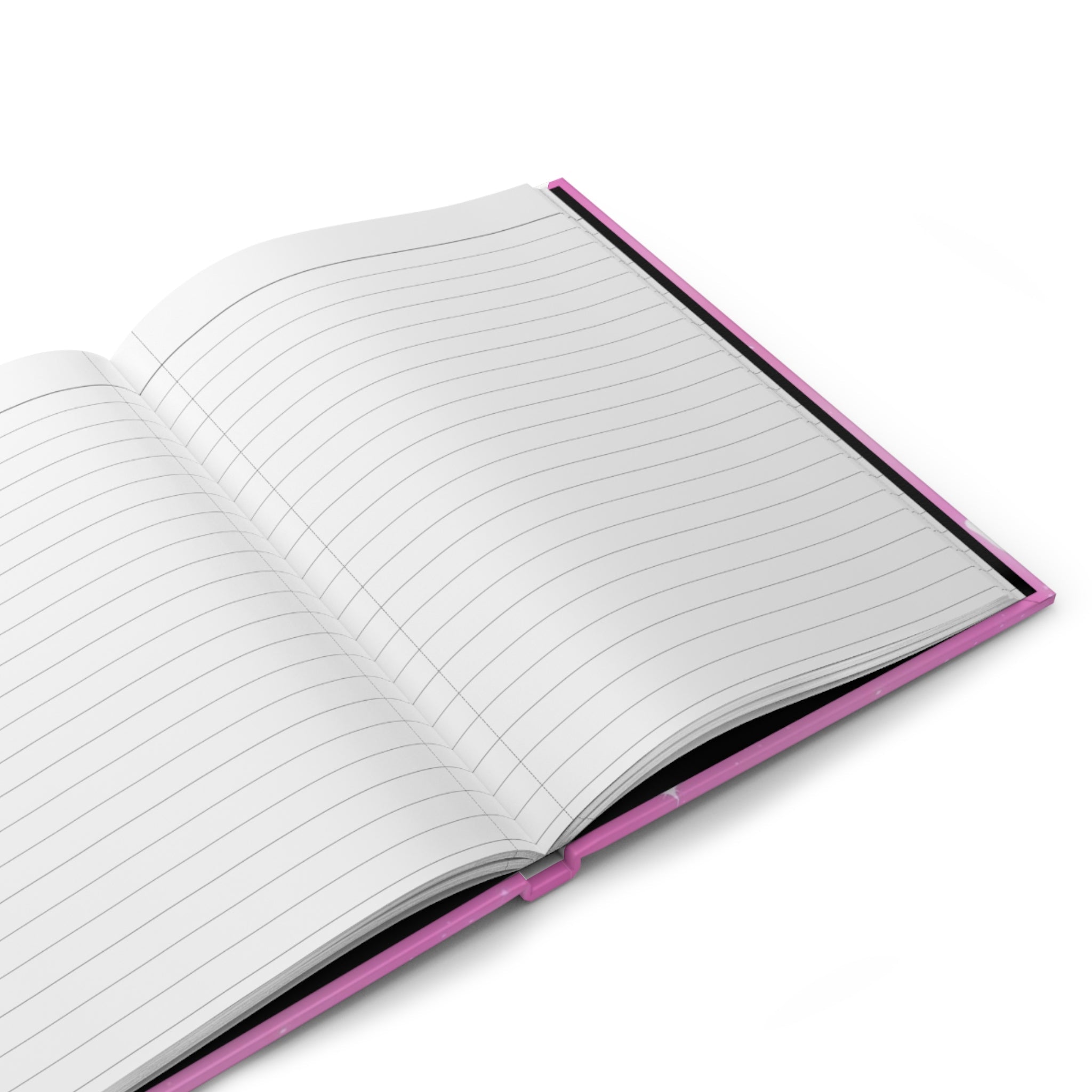 Everything I Want I Get Pink Affirmation Hardcover Journal Printify