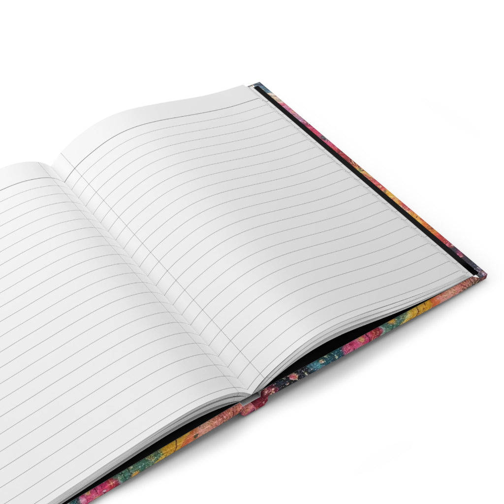 Cosmic Heart Hardcover Journal — Vibrant Spiritual Notebook for Gratitude, Dreams & Meditation Printify