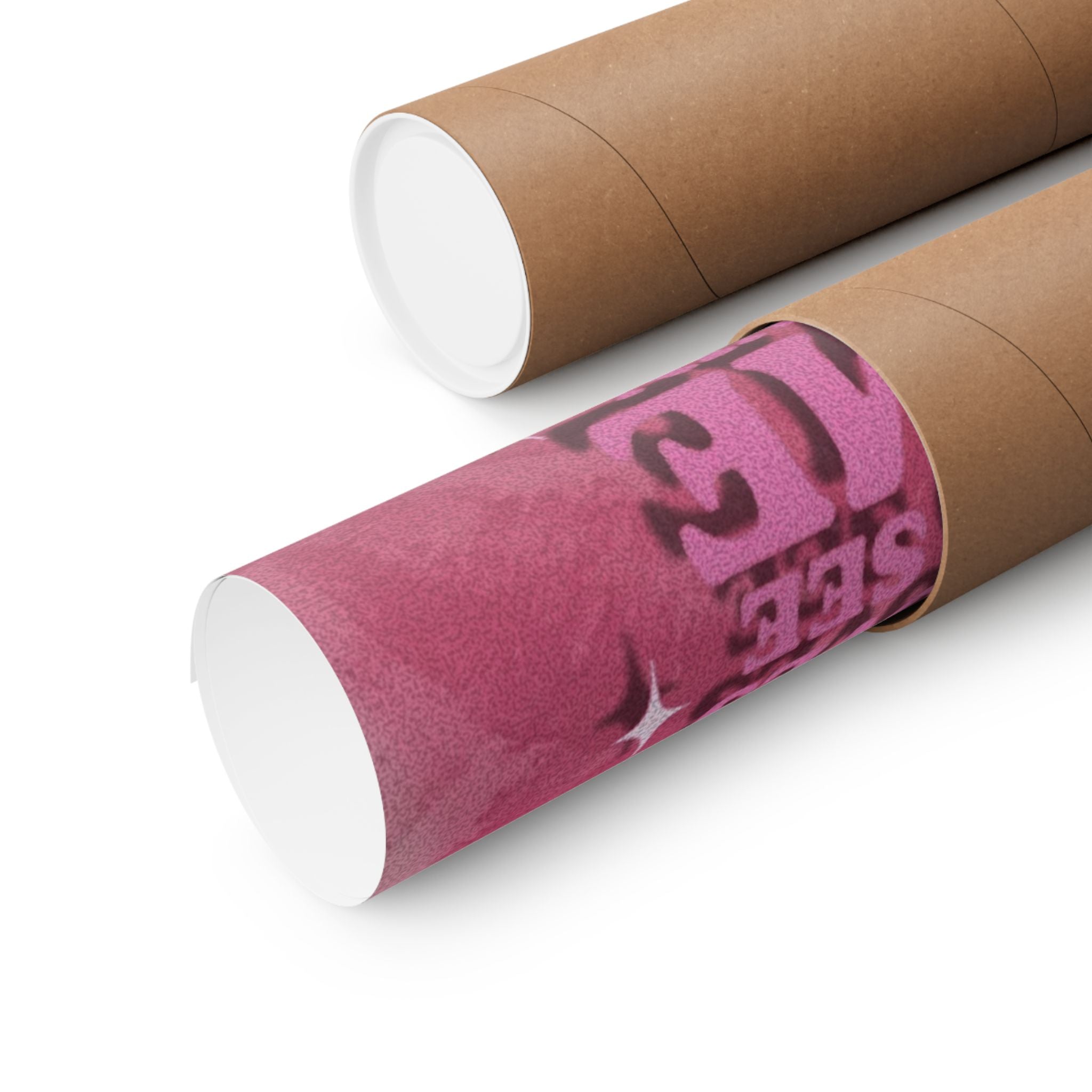 Motivational Poster - "The Universe Loves to See Me Win" Pink Aesthetic Matte Vertical Print Printify