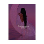 Inspirational Matte Poster — "I Am My Own Muse" Vertical Wall Art Printify