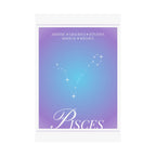 pisces constellation matte poster — astrological zodiac wall art Printify