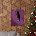 Inspirational Matte Poster — "I Am My Own Muse" Vertical Wall Art Printify