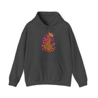 Pink Floral Leopard Hoodie – Playful Girly Gen Z Wildcat Sweatshirt