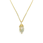 Gold Birthstone necklace DC-Powered by People