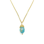Gold Birthstone necklace DC-Powered by People
