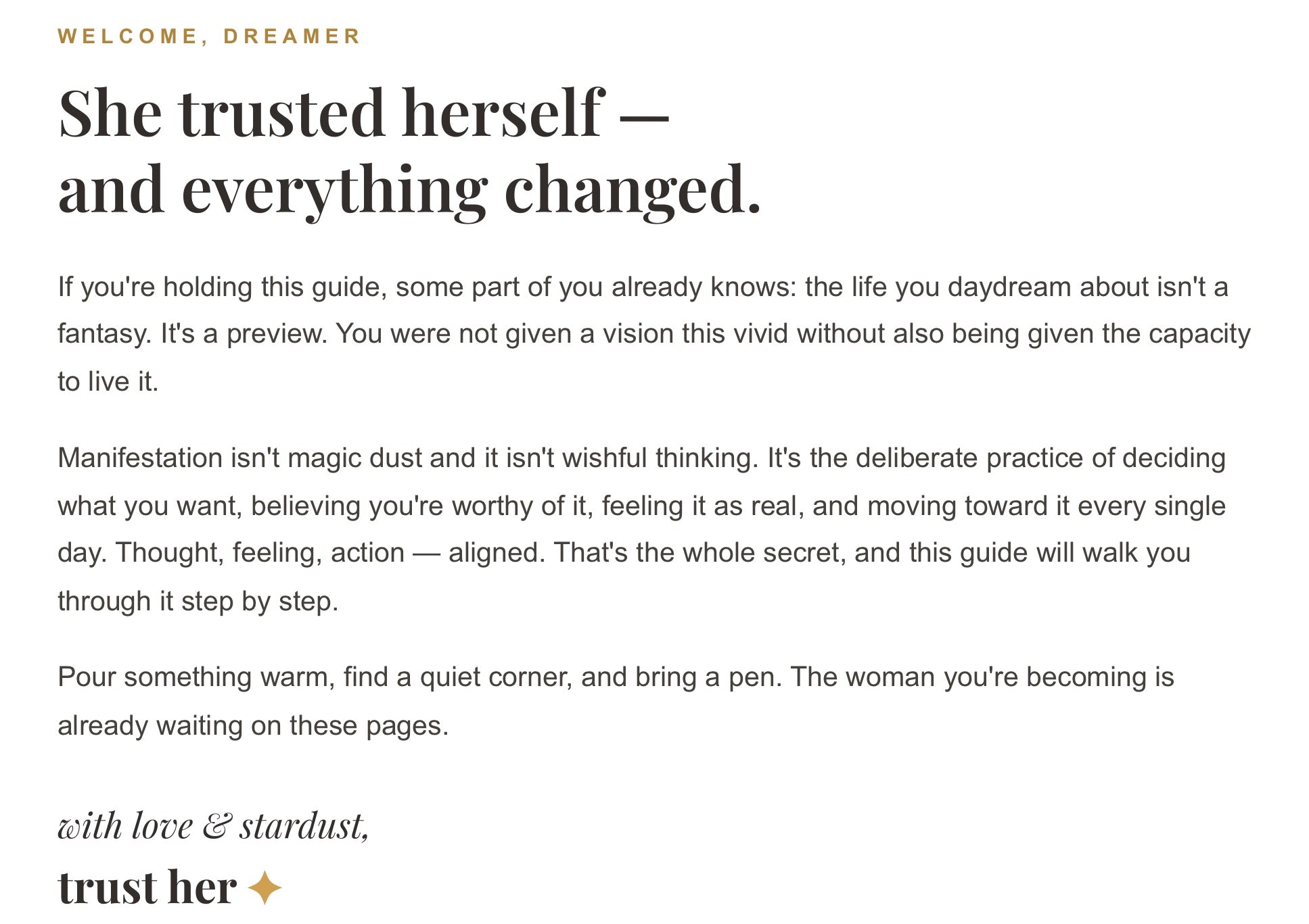 Manifest Your Dream Life - Digital Guide