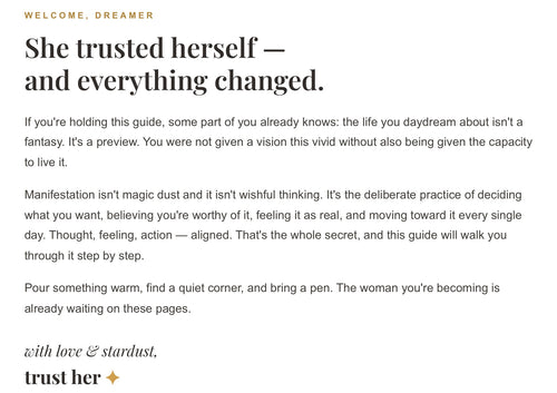 Manifest Your Dream Life - Digital Guide