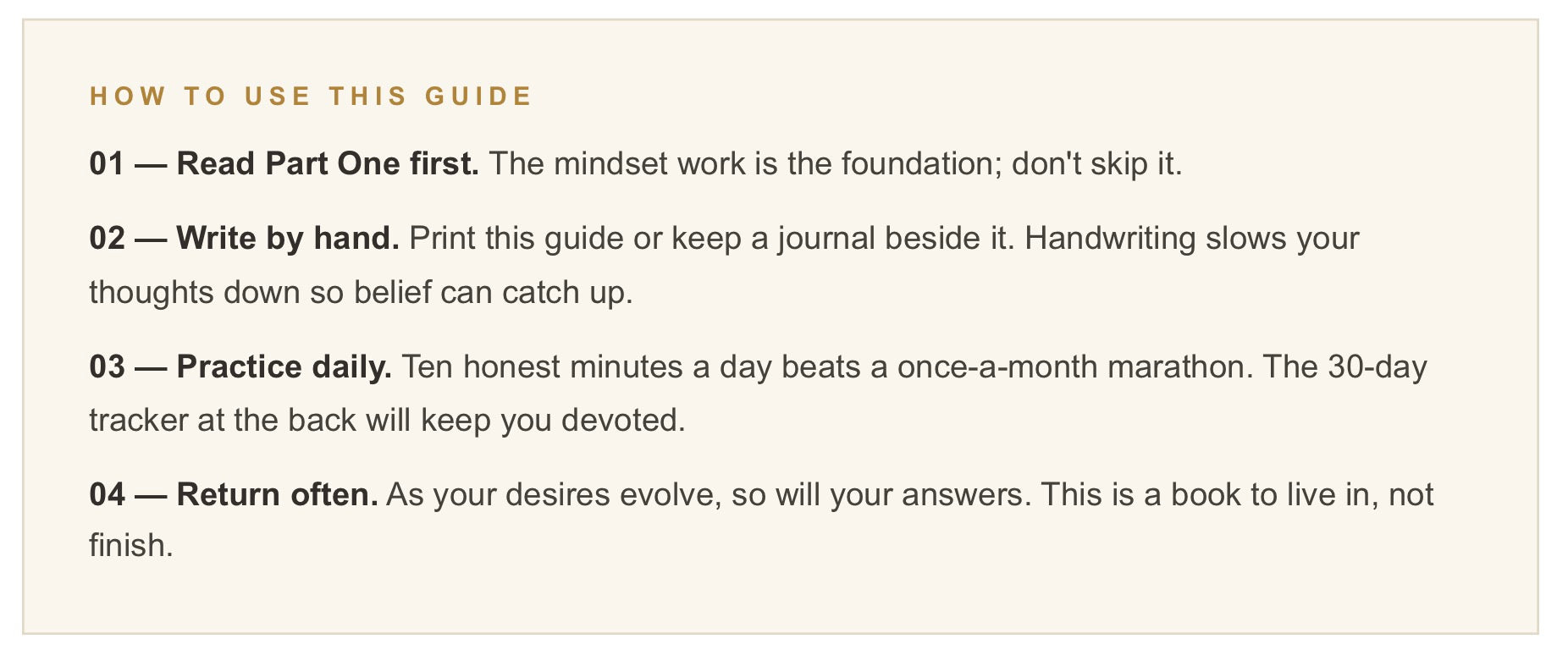 Manifest Your Dream Life - Digital Guide