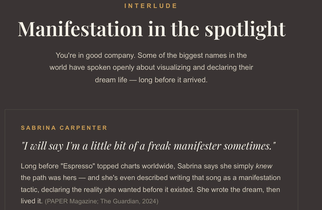 Manifest Your Dream Life - Digital Guide