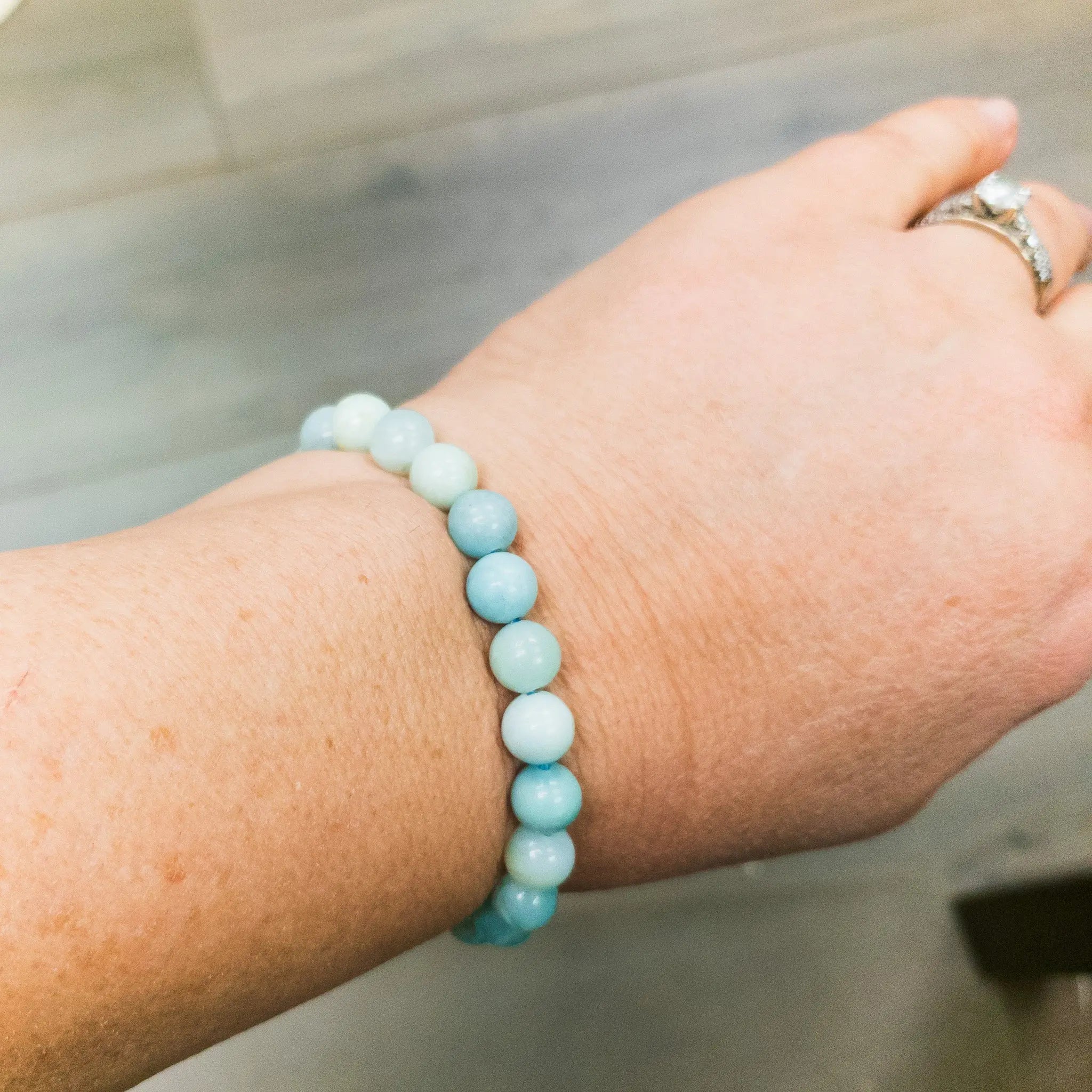 Semi-Precious Stone Beaded Bracelets DC-Whyte Quartz