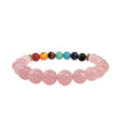 Rose Quartz Chakra Healing and Self Love Bracelet DC-OMSutra