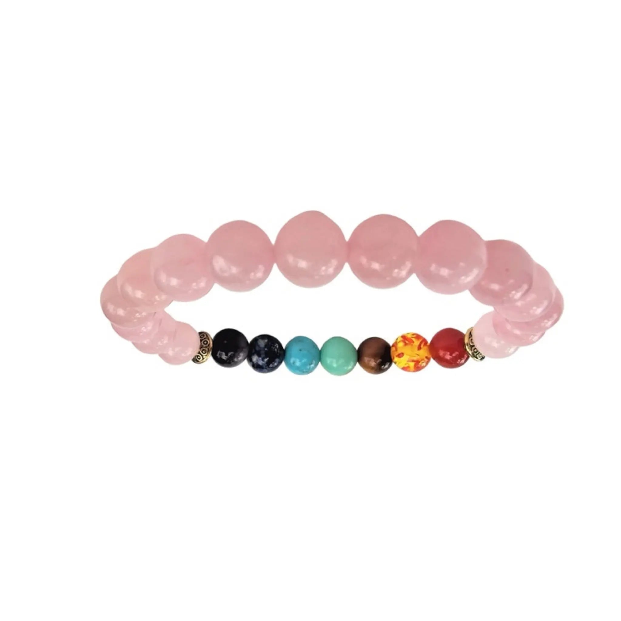 Rose Quartz Chakra Healing and Self Love Bracelet DC-OMSutra