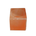 Himalayan Pink Salt Tea Light Holder by Pride of India – Salt Candle Holder – Room Décor Item – Great for Creating an Ambiance – Ideal for Home & Spa Uses – Natural Shape DC-Pride India Brands