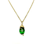 Gold Birthstone necklace DC-Powered by People